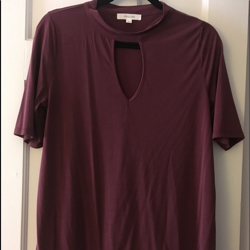 Eyelet shirt